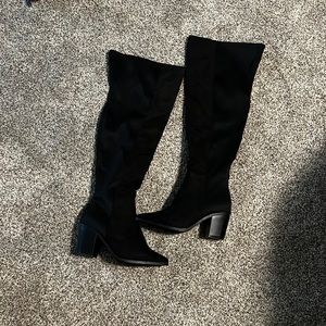 Cato brand knee high black boots